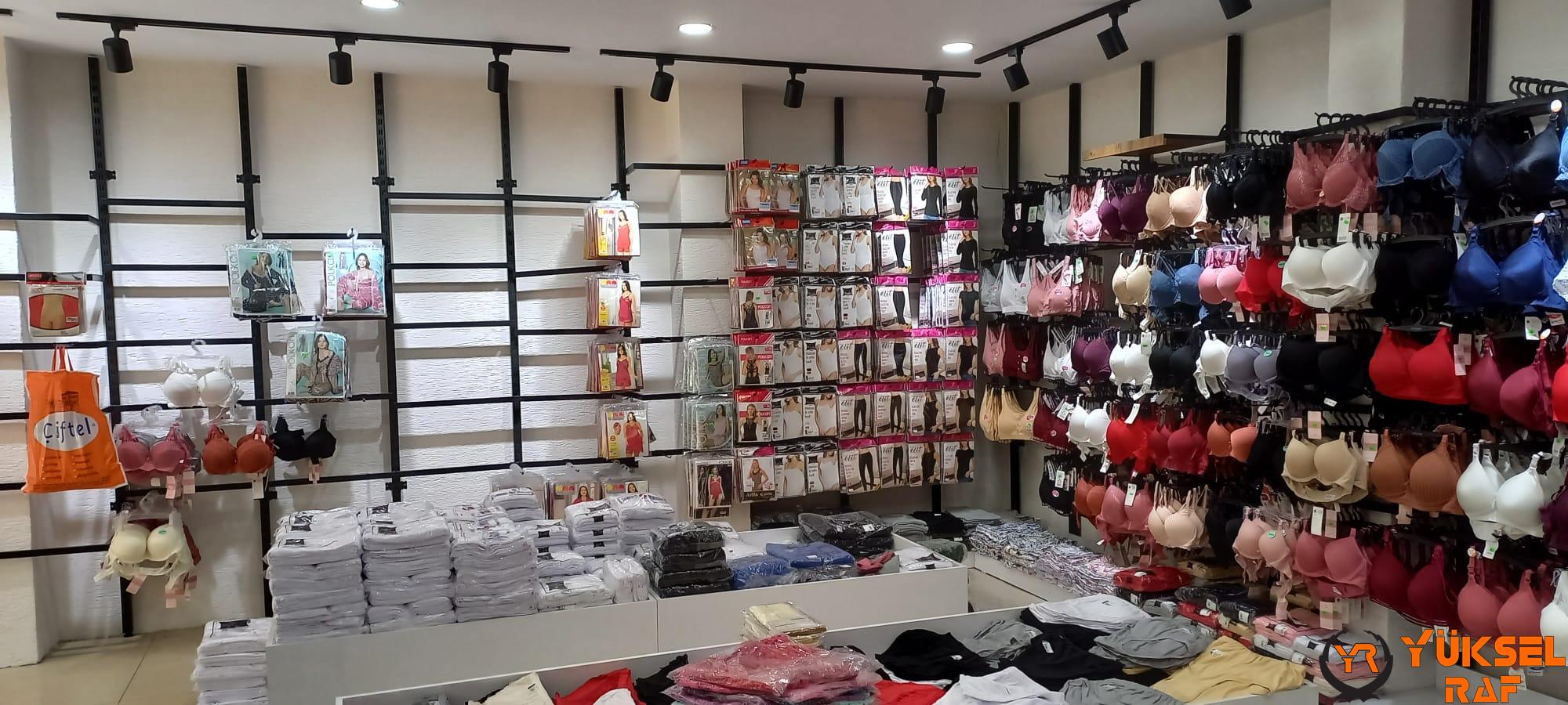 Bursa Raf ve Askı Kadın Giyim Mağaza Ekipmanları